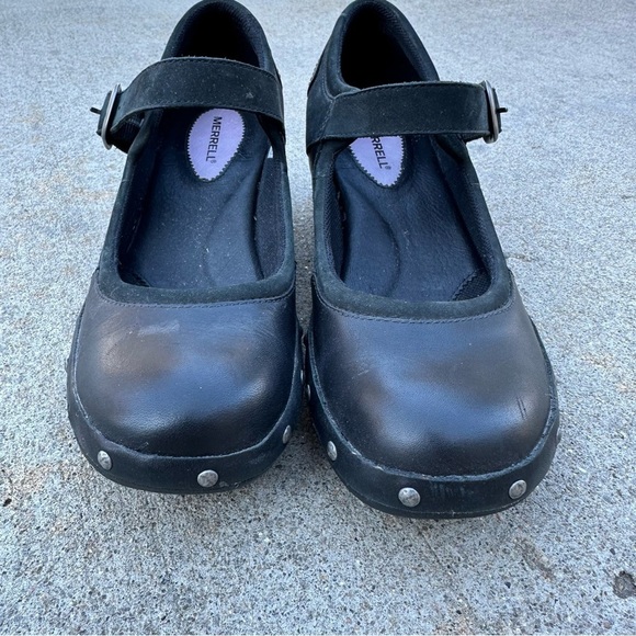 Merrell Mary Janes Shoes Adjustable Strap with Studs Size 8 READ - Picture 3 of 9